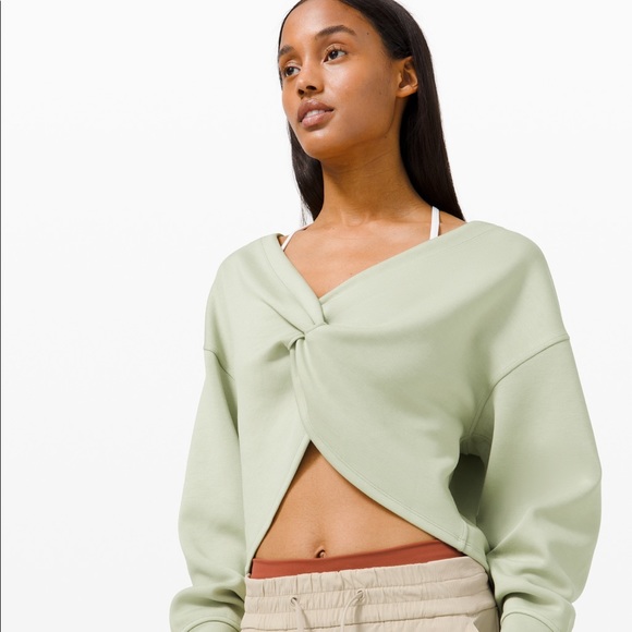 lululemon athletica Tops - Twist Back-to-Front Pullover